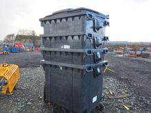Image of 4x 1100L Plastic Wheelie Bin
