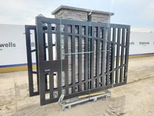 Image of 17ft Entrance Gates with Stone Pillars