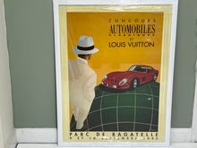 Image of Louis Vuitton Parc De Bagatelle Concours d'Elegance Poster 1995