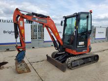 Image of Kubota U27-1 Cabbed Mini Excavator