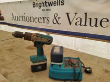 Image of Makita BHP460 Drill, 2 Batteries & Charger