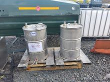 Image of 2x Chemical Stainless Steel Containers