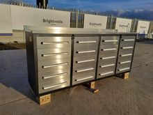 Image of Unused 7ft, 20 Drawer Stainless Steel Workbench
