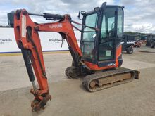 Image of Kubota U27-4 Cabbed Mini Excavator