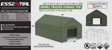 Image of Essential 203216DP 20ft x 32ft PVC Double Trussed Industrial Storage Tent White
