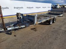 Image of Indespension VC74 Twin Axle Flatbed Trailer
