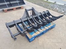 Image of Hardlife 100-RRA-1800-WP65 1800mm 10-16 Tonne Root Rake on 65mm Pins
