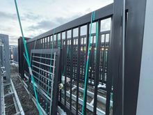 Image of Square Post H/D 20ft Electric Sliding Gates (Black)