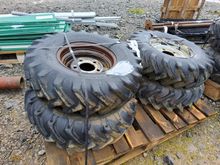 Image of 1x Set Used Tyre Wheel Assy - 7.00x12