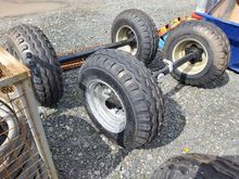 Image of Pair of Axles c/w Wheels