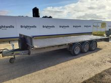 Image of Ifor Williams LM186G3 Tri Axle Flatbed Trailer