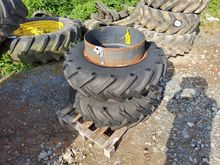 Image of Stocks Twin Wheel Kit with Clamps on 11.2x24 Alliance Agri Tryes