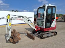Image of Takeuchi TB216 Cabbed Mini Excavator