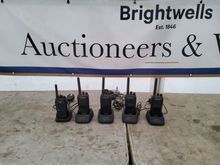 Image of 5x Two Way Radios + Chargers