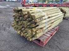 Image of 100x  5Ft 6" x 3" Tan Stake