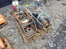 Image of Pallet Of Spares Or Repairs Compaction Plates With Honda Engines