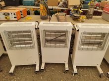 Image of 3x Ningbo Vertak JD02001 31381 - Red rad heaters 110V