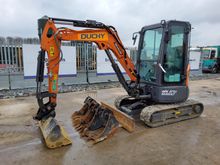 Image of Doosan DX27Z-7 Cabbed Mini Excavator
