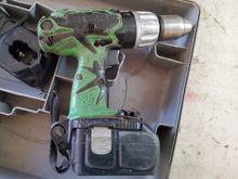 Image of Hitachi Drill with Batteries and Charger
