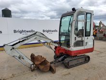 Image of Takeuchi TB014 Cabbed Mini Excavator