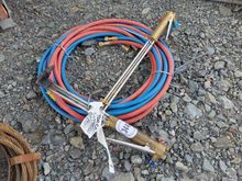 Image of Oxy Acetyline Cutting Gear Inc Pipes 2 X Torches & Pipes