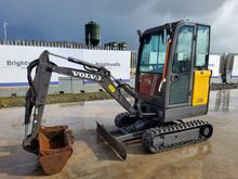 Image of Volvo EC18 Cabbed Mini Excavator