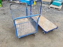 Image of 2x Caged Trolleys