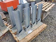 Image of 8x Galvanised Barrier Posts Impact Absorbing