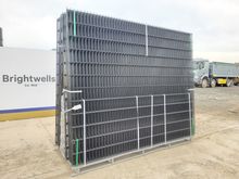 Image of Security Fencing 200m 6mm Double Wired H/D 65pcs 3m x 2.4m Pabnels & 66 H/D Posts c/w all Fixings