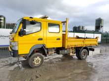 Image of MITSUBISHI Fuso Canter 6C18D 4wd Double Cab Tipper Lorry