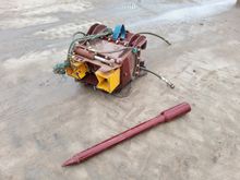 Image of Post Master Mini Excavator Mounted Vibrating Post Driver