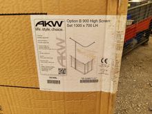 Image of 3 x Shower High Screens, Side Panel & Slider