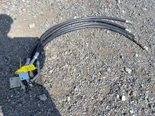 Image of 2x Pair Of JCB 3cX Auxiliary Hydraulic Extension Pipes