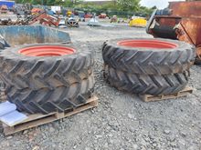 Image of Set Of Tractor Wheels & Tyres