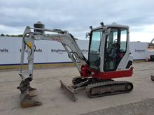 Image of Takeuchi TB225 Cabbed Mini Excavator