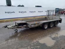 Image of Ifor Williams GX126 Tri Axle Plant Trailer