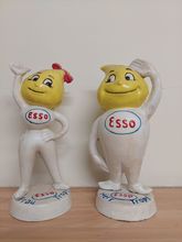 Image of Automobilia Two vintage Esso figurines