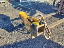 Image of Indeco HP350 Hydraulic Breaker - Pins 35mm, Ears 140mm, Centres 180mm