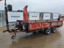 Image of Ifor Williams 14ft Hiab Trailer Maxilift 014 Crane