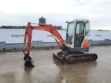 Image of Kubota U25-3a Cabbed Mini Excavator