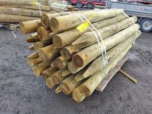 Image of 35x 6Ft 4" X 5" Tan Post