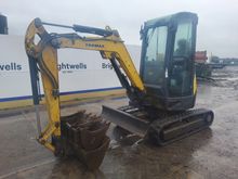 Image of Yanmar VIO25-4 Cabbed Mini Excavator
