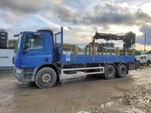 Image of DAF CF75.310 Dropside Flatbed Trailer