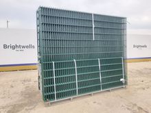 Image of Security Fencing 200m 6mm Double Wired H/D 65pcs 3m x 2.4m Pabnels & 66 H/D Posts c/w all Fixings