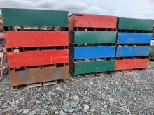 Image of 15x Large Metal Storage Boxes