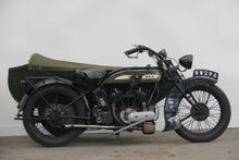 Image of 1927 BSA G27 Deluxe and Sidecar