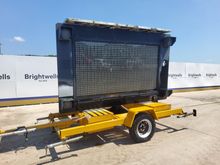 Image of American Signal Trailed Single Axle Variable Message Sign