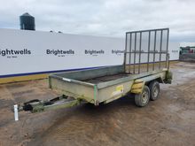 Image of Indespension Twin Axle Beavertail Plant Trailer
