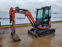 Image of Kubota U27-4 Cabbed Mini Excavator