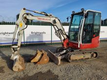 Image of Takeuchi TB230 Cabbed Mini Excavator